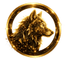 Golden Wolf AI Logo